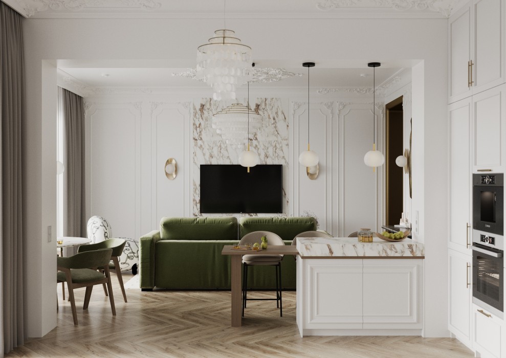 Кухня-гостиная 6