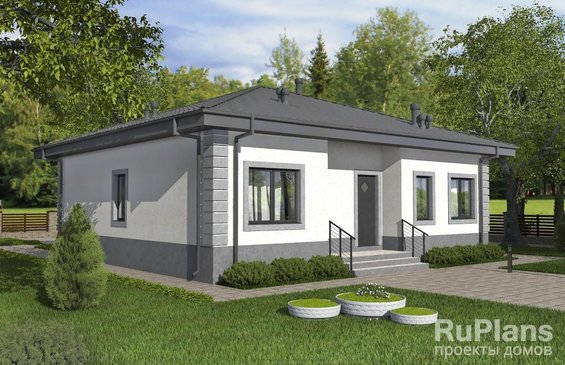 Rg5840 - Одноэтажный жилой дом