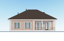 Одноэтажный дом с террасой и тремя спальнями Rg6474 Фасад3