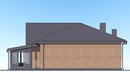 Одноэтажный дом с верандой и вторым светом в гостиной Rg6516 Фасад2