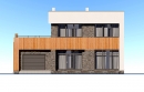 Двухэтажный дом с тремя спальнями, террасой и гаражом Rg6579 Фасад1
