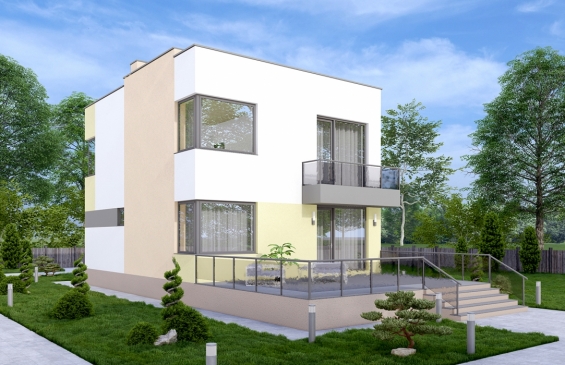 Rg6589 - Двухэтажный дом с террасой и тремя спальнями.